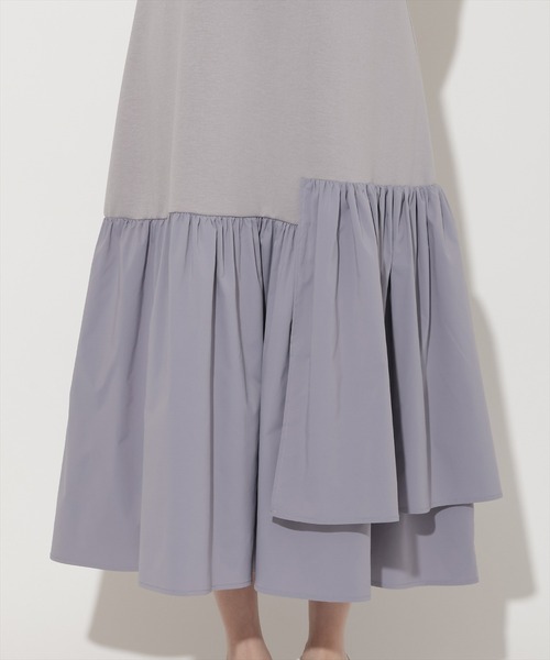 WILLSELECTION(ウィルセレクション)の「ショルダーリボンヘムフレアワンピース(ワンピース・レディース・ピンク/ラベンダー/ブラック・FREE)」の21枚目の写真