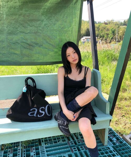 ASON(アズオン)の「BERRY FRILL SKIRT / BLACK(スカート・レディース・その他・FREE)」の8枚目の写真