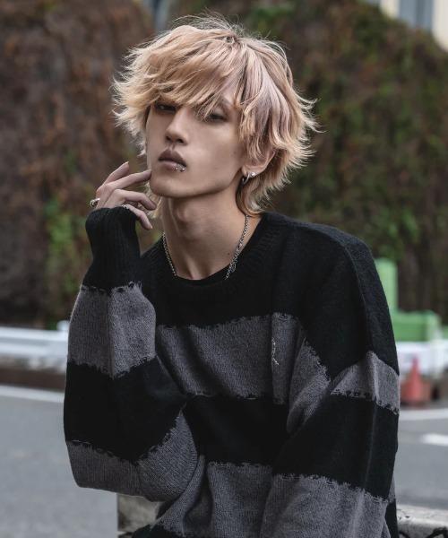 gibous(ギボス)の「gibous/ギボス/scorpion border knit(ニット/セーター・レディース・グレー・F)」の10枚目の写真