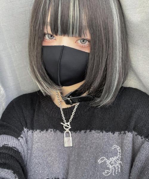 gibous(ギボス)の「gibous/ギボス/scorpion border knit(ニット/セーター・レディース・グレー・F)」の6枚目の写真