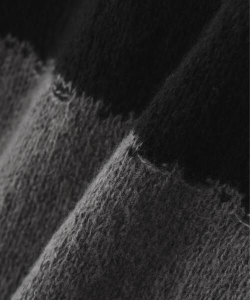 gibous(ギボス)の「gibous/ギボス/scorpion border knit(ニット/セーター・レディース・グレー・F)」の17枚目の写真
