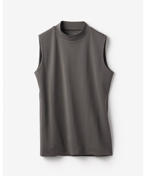 DoCLASSE( ドゥクラッセ)の「ハイネック/ノースリーブ・DoT(Tシャツ/カットソー・レディース・ダークネイビー/ブラック/チャコール/ホワイト/ライトグレー・L/M/LL/3L/S)」の10枚目の写真
