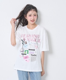 LOVETOXIC | 【LTXC/綿100%】コラージュプリント半袖T(Tシャツ/カットソー)