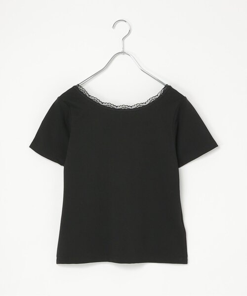 VENCEEXCHANGE（ヴァンスエクスチェンジ）の「襟レースバックオープンプルオーバー（Tシャツ/カットソー・レディース・オフホワイト/グレー/ブラック・FREE）」の19枚目の写真
