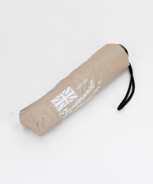FREAK'S STORE(フリークスストア)の「TRADITIONAL WEATHERWEAR/トラディショナルウェザーウェア LIGHT WEIGHT UMBRELLA(晴雨兼用傘)/ライトウェイトアンブレラ(折りたたみ傘・レディース・ベージュ・ONE SIZE)」の5枚目の写真