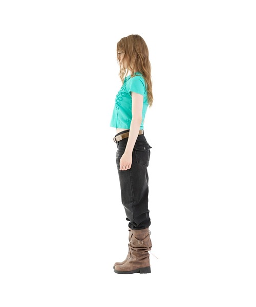 FTW(エフティダブリュー)の「SPINDLE POLO TOPS(ポロシャツ・レディース・ブラック/ミント・SMALL/MEDIUM)」の18枚目の写真