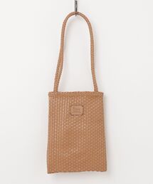 【Swaraj/スワラージ】手編みメッシュレザー・ショルダーBAG (山羊革)