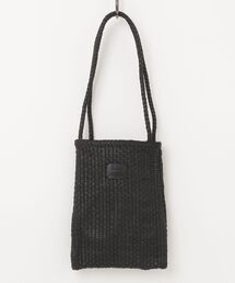【Swaraj/スワラージ】手編みメッシュレザー・ショルダーBAG (山羊革)