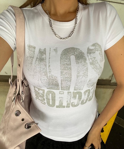 シルバービッグロゴチビTシャツ（Tシャツ/カットソー）｜non-hedge