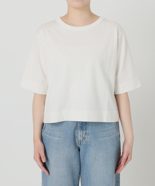 IENA（イエナ）の「《追加》クロップドTシャツ（Tシャツ/カットソー・レディース・ライトグレー/ホワイト/ピンク/ブラック・FREE）」の19枚目の写真