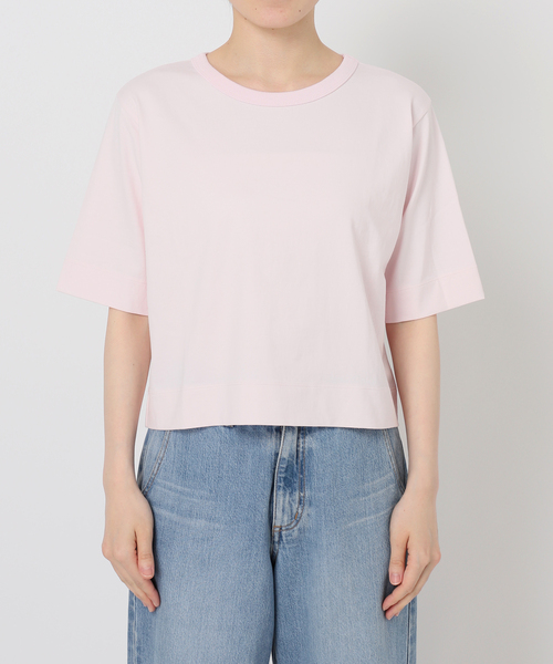 IENA（イエナ）の「《追加》クロップドTシャツ（Tシャツ/カットソー・レディース・ライトグレー/ホワイト/ピンク/ブラック・FREE）」の21枚目の写真