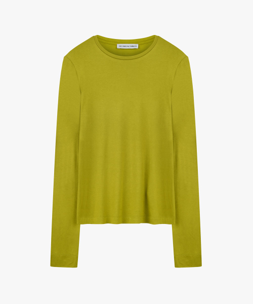 38COMEONCOMMON(38カモンコモン)の「Silky Touch Slim Long Sleeve (Olive)(Tシャツ/カットソー・レディース・その他・FREE)」の1枚目の写真