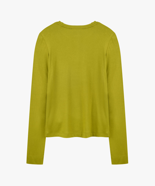 38COMEONCOMMON(38カモンコモン)の「Silky Touch Slim Long Sleeve (Olive)(Tシャツ/カットソー・レディース・その他・FREE)」の2枚目の写真