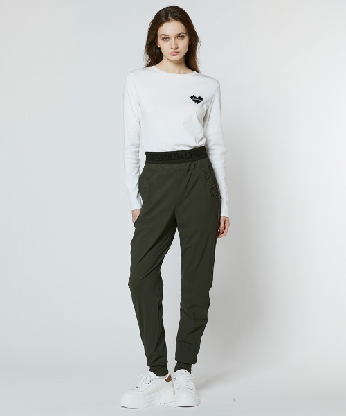 ESSENTIAL(エッセンシャル)の「ベアフライス アシンメトリーTシャツ(Tシャツ/カットソー・レディース・オフホワイト/ミント/ブラック・FREE)」の19枚目の写真