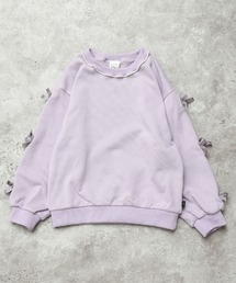 SUNDAYS SUN（サンデイズ サン）の「【裏毛】フリルネック袖リボントレーナー（スウェット）」