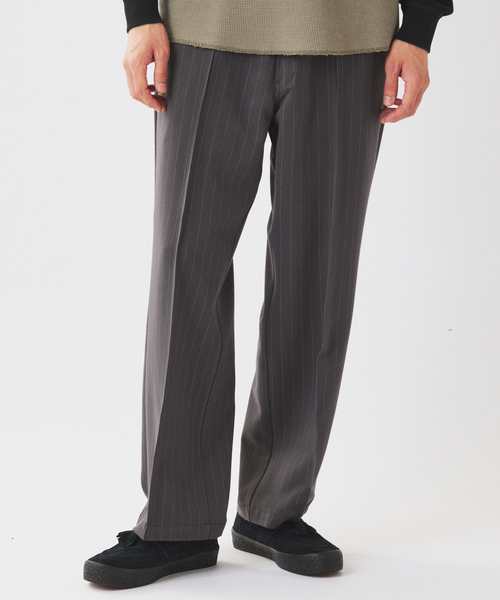 Dickies（ディッキーズ）の「Dickies / ディッキーズ 別注 ピンタック ワイドスラックス（スラックス・メンズ・エンジ/ブラック/グレー・LARGE/MEDIUM）」の10枚目の写真