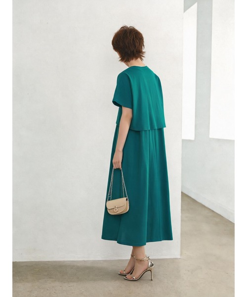 Sew loop(ソーループ)の「シルケット加工Vネックボレロ×ノースリーブワンピースセットアップ(ワンピース・レディース・グリーン/チャコールグレー/カーキ・M/L)」の22枚目の写真