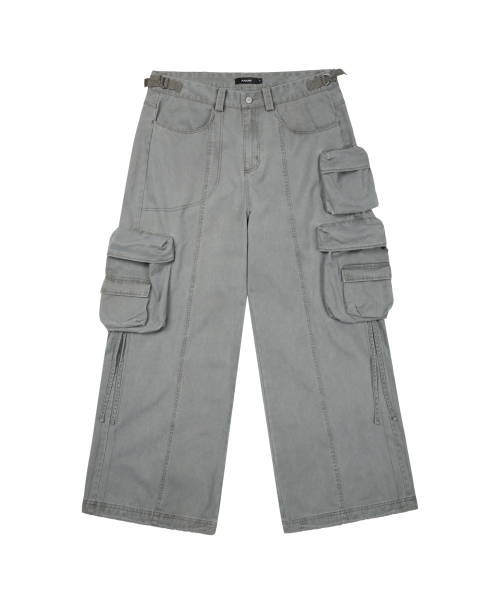AAKAM(アーカム)の「Heavy Cargo Shirring Pants (Gray)(その他パンツ・レディース・その他・1/2)」の2枚目の写真
