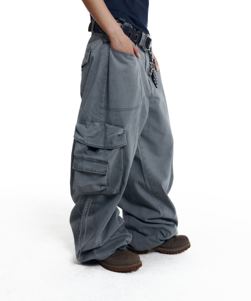AAKAM(アーカム)の「Heavy Cargo Shirring Pants (Gray)(その他パンツ・レディース・その他・1/2)」の5枚目の写真