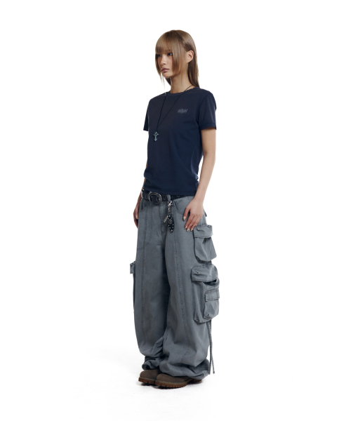 AAKAM(アーカム)の「Heavy Cargo Shirring Pants (Gray)(その他パンツ・レディース・その他・1/2)」の8枚目の写真