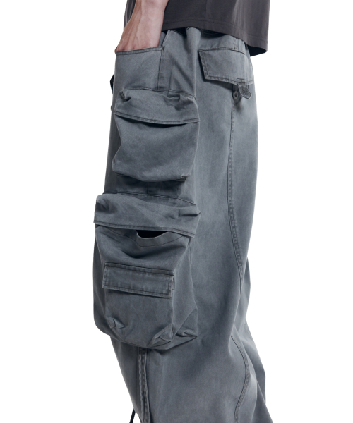 AAKAM(アーカム)の「Heavy Cargo Shirring Pants (Gray)(その他パンツ・レディース・その他・1/2)」の12枚目の写真