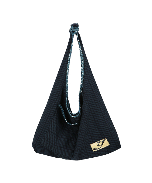 YEOMIMの「glitter bag (navy stripe)(ショルダーバッグ・レディース・その他・FREE)」の3枚目の写真