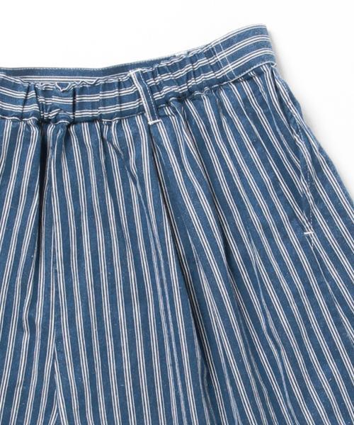 BEAMS BOY（ビームスボーイ）の「BEAMS BOY / ヒッコリー プリーツ ショーツ（その他パンツ・レディース・ブルー/ネイビー・ONE SIZE）」の10枚目の写真