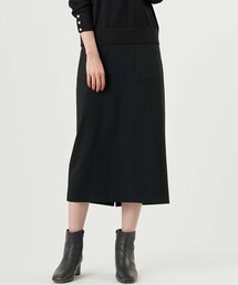 ハリプルウールポンチ ナロー スカート
