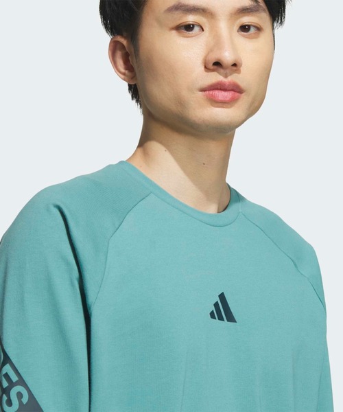 adidas（アディダス）の「ワーディング パック ルーズフィット 長袖Tシャツ / ロンT / アディダス adidas（Tシャツ/カットソー・メンズ・ブルー・X-LARGE/SMALL/MEDIUM/LARGE/3XL/XX-LARGE/X-SMALL）」の6枚目の写真