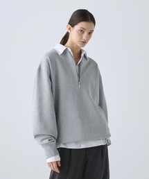 soerte | Heavy Weight Nuance Half Zip Sweatshirt / ヘビーウェイトニュアンスハーフジップスウェット(スウェット)