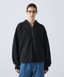 soerte | Heavy Weight Nuance Half Zip Sweatshirt / ヘビーウェイトニュアンスハーフジップスウェット(スウェット)