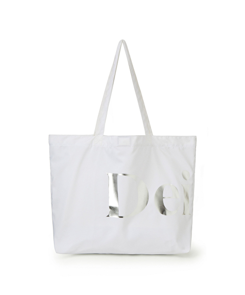 DEINET(ダイニット)の「POINT LOGO SHOULDER BIG BAG IN WHITE(ショルダーバッグ・レディース・その他・FREE)」の1枚目の写真