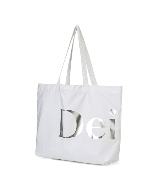 DEINET(ダイニット)の「POINT LOGO SHOULDER BIG BAG IN WHITE(ショルダーバッグ・レディース・その他・FREE)」の2枚目の写真