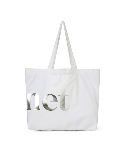DEINET(ダイニット)の「POINT LOGO SHOULDER BIG BAG IN WHITE(ショルダーバッグ・レディース・その他・FREE)」の3枚目の写真