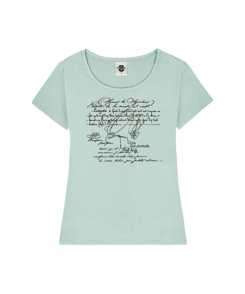PRIMATE(プライメイト)の「IMPULSE レディース Uネック スリムフィット 半袖Tシャツ 6 COLORS(Tシャツ/カットソー・レディース・ミックスグレー/ホワイト/ネイビー/ブラック/ミント/ピンク・SMALL/MEDIUM)」の4枚目の写真