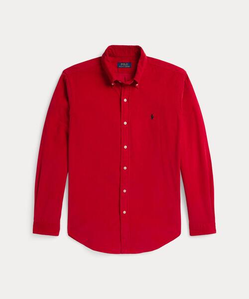 POLO RALPH LAUREN(ポロ ラルフ ローレン)の「クラシック フィット コーデュロイ シャツ(シャツ/ブラウス・メンズ・レッド・XS/S/M/L)」の1枚目の写真