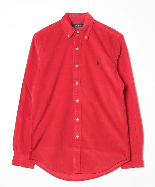 POLO RALPH LAUREN(ポロ ラルフ ローレン)の「クラシック フィット コーデュロイ シャツ(シャツ/ブラウス・メンズ・レッド・XS/S/M/L)」の3枚目の写真