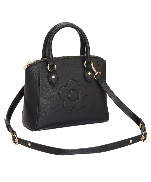 MARY QUANT(マリークワント)の「デイジーバックル 2WAYショルダー(ショルダーバッグ・レディース・ブラック/ライラックグレー・FREE)」の3枚目の写真