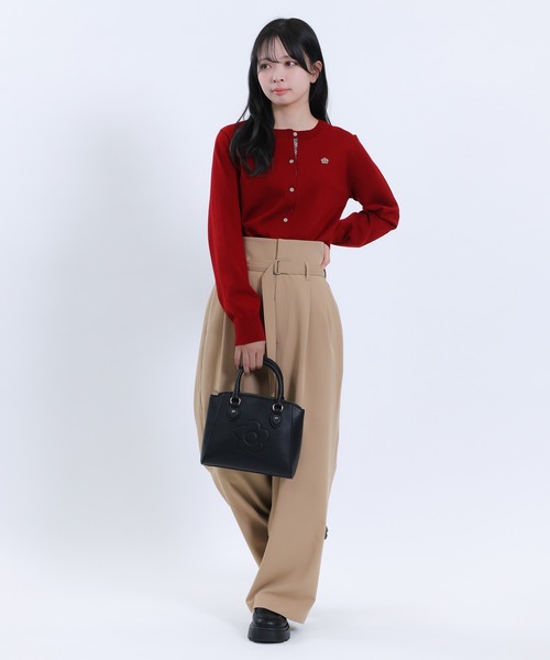 MARY QUANT(マリークワント)の「デイジーバックル 2WAYショルダー(ショルダーバッグ・レディース・ブラック/ライラックグレー・FREE)」の10枚目の写真