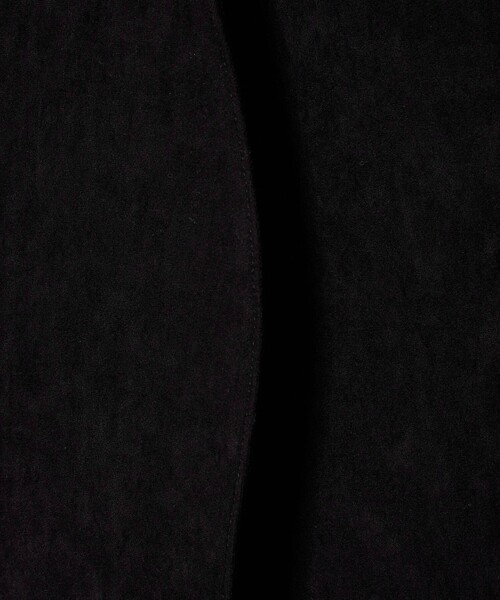conte(コンテ)の「<conte>NVL スエードライク ノーカラージャケット(ノーカラージャケット・レディース・ブラック/オフホワイト・FREE)」の17枚目の写真