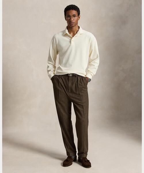 POLO RALPH LAUREN(ポロ ラルフ ローレン)の「リラックス フィット ニット コーデュロイ ポロシャツ(ポロシャツ・メンズ・ナチュラル・L/M/S/XL/XS)」の3枚目の写真
