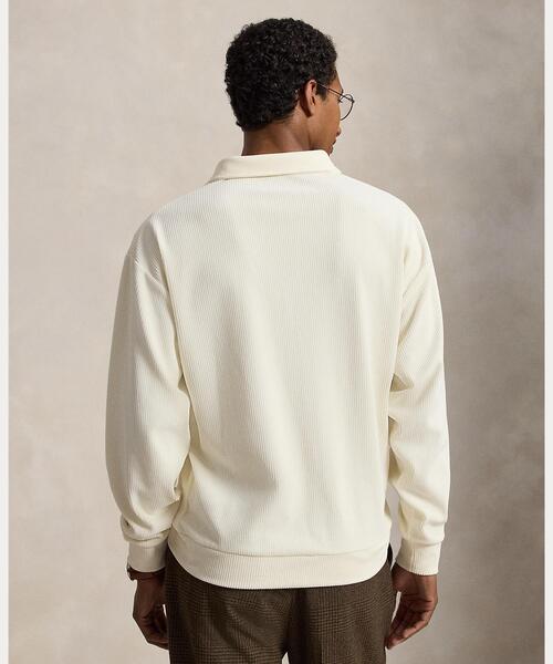 POLO RALPH LAUREN(ポロ ラルフ ローレン)の「リラックス フィット ニット コーデュロイ ポロシャツ(ポロシャツ・メンズ・ナチュラル・L/M/S/XL/XS)」の4枚目の写真