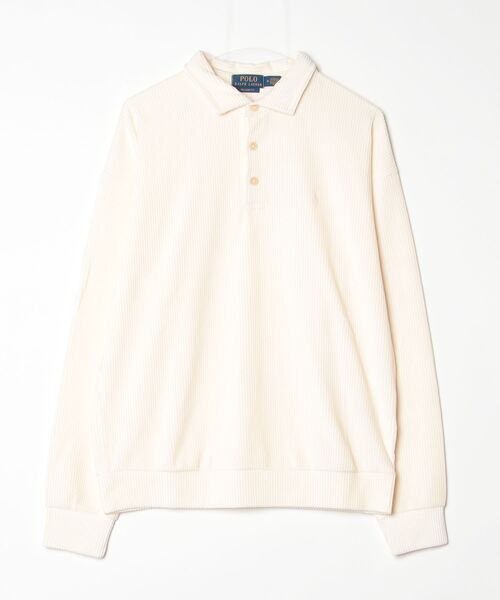 POLO RALPH LAUREN(ポロ ラルフ ローレン)の「リラックス フィット ニット コーデュロイ ポロシャツ(ポロシャツ・メンズ・ナチュラル・L/M/S/XL/XS)」の6枚目の写真