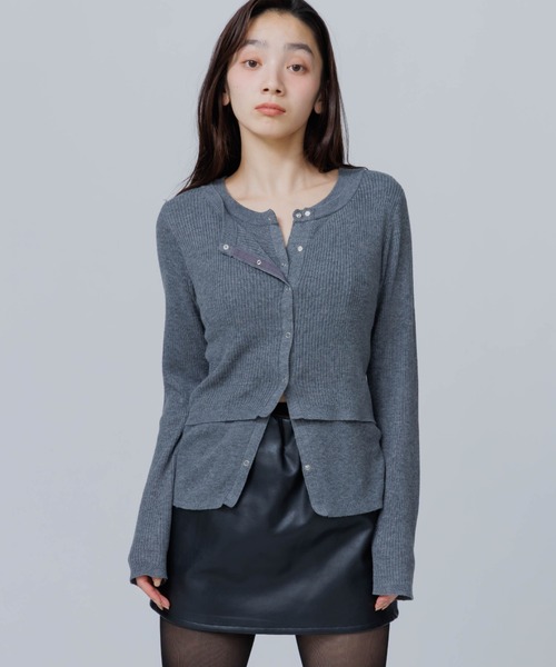 SENEE(セニー)の「tuck volume mini skirt(タックボリュームミニスカート)(スカート・レディース・ブラウン/ブラック・SMALL/MEDIUM)」の9枚目の写真
