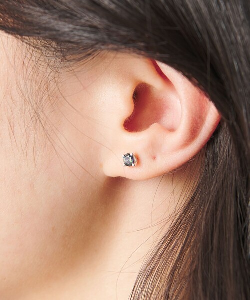 BAITS＞ミスティックトパーズ ピアス/4mm（ピアス（両耳用））｜BAITS