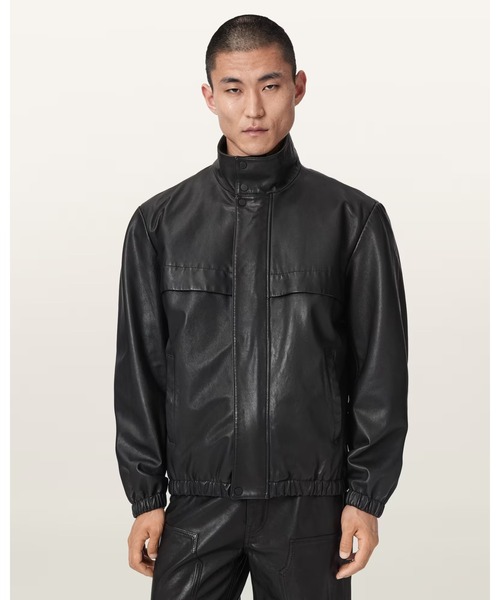 ALLSAINTS(オールセインツ)の「STENTON JACKET | STENTON ジャケット(その他アウター・メンズ・ブラック・L/XL)」の1枚目の写真