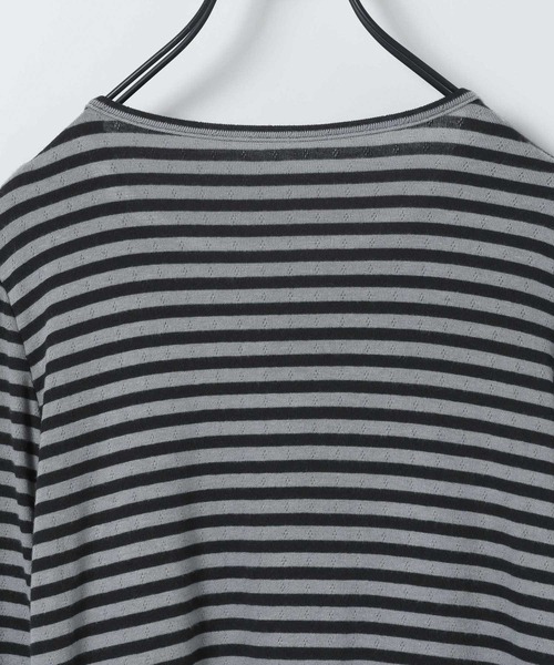 JEANASIS(ジーナシス)の「【25quee】ボーダーロゴプルオーバーLS/1069943(Tシャツ/カットソー・レディース・ピンク系その他/ブラック系その他/ブルー系その他・FREE)」の10枚目の写真