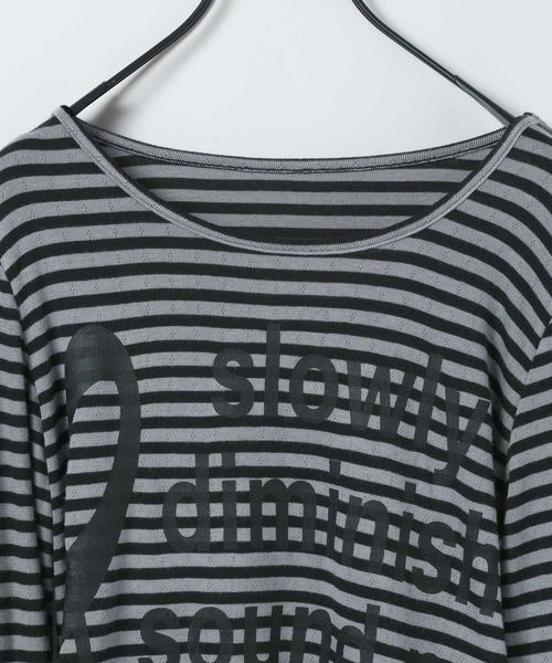 JEANASIS(ジーナシス)の「【25quee】ボーダーロゴプルオーバーLS/1069943(Tシャツ/カットソー・レディース・ピンク系その他/ブラック系その他/ブルー系その他・FREE)」の7枚目の写真