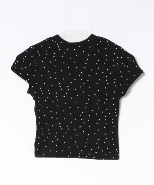 EVRIS(エヴリス)の「2WAYボウタイトップス(Tシャツ/カットソー・レディース・グレー/ホワイト/ブラック・FREE)」の4枚目の写真
