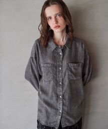 バイオ加工ヴィンテージデニムシャツ